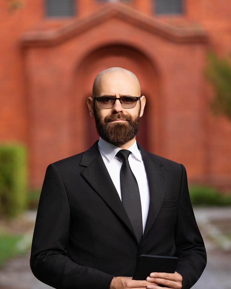 Mateusz Pawlicki, mistrz ceremonii pogrzebowej - portret